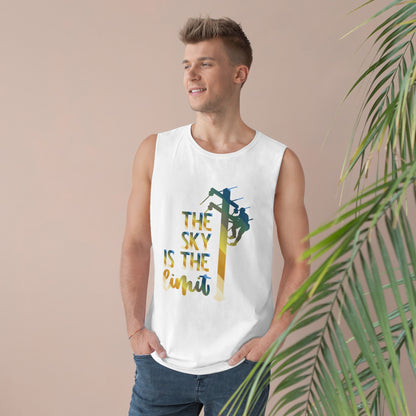 Lineman Tank - the-sky-is-the-limit-lineman colored chrome