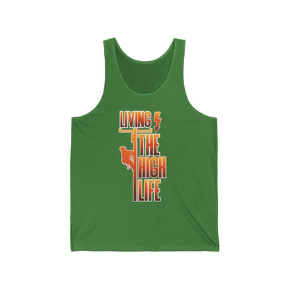 Lineman T-shirt - Living The High Life-sky 24