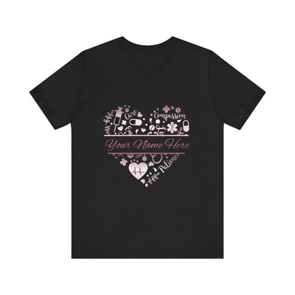 Monogram Heart rose gold