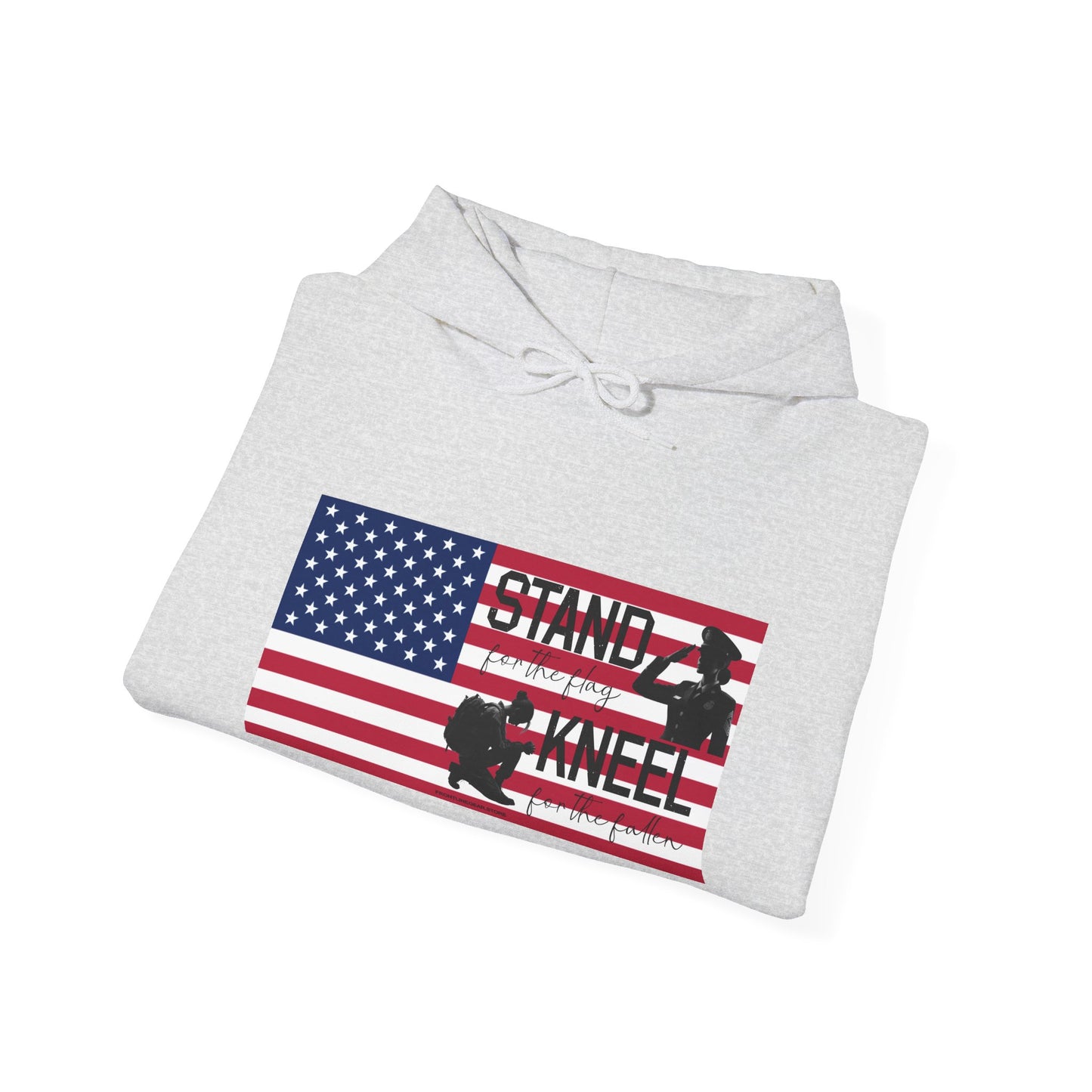 Gildan Stand for the Flag, Kneel for the Fallen Hoodie (Female)