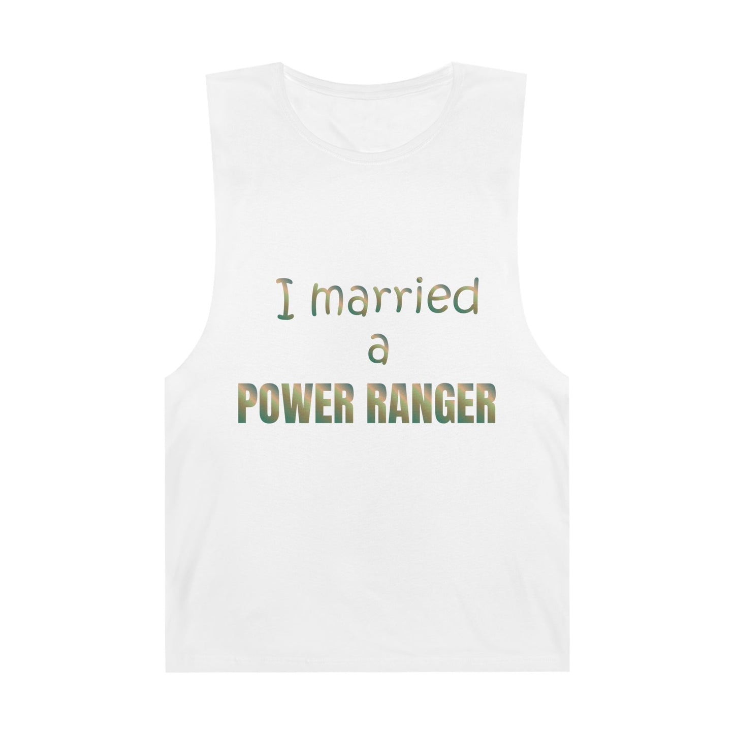 Lineman Tank - Married a Power Ranger copper patina