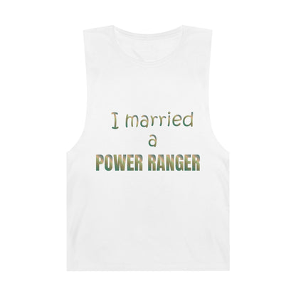 Lineman Tank - Married a Power Ranger copper patina