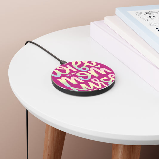 Wife-Mom-Nurse Wireless Charger | Fast Charging Pad for Healthcare Professionals