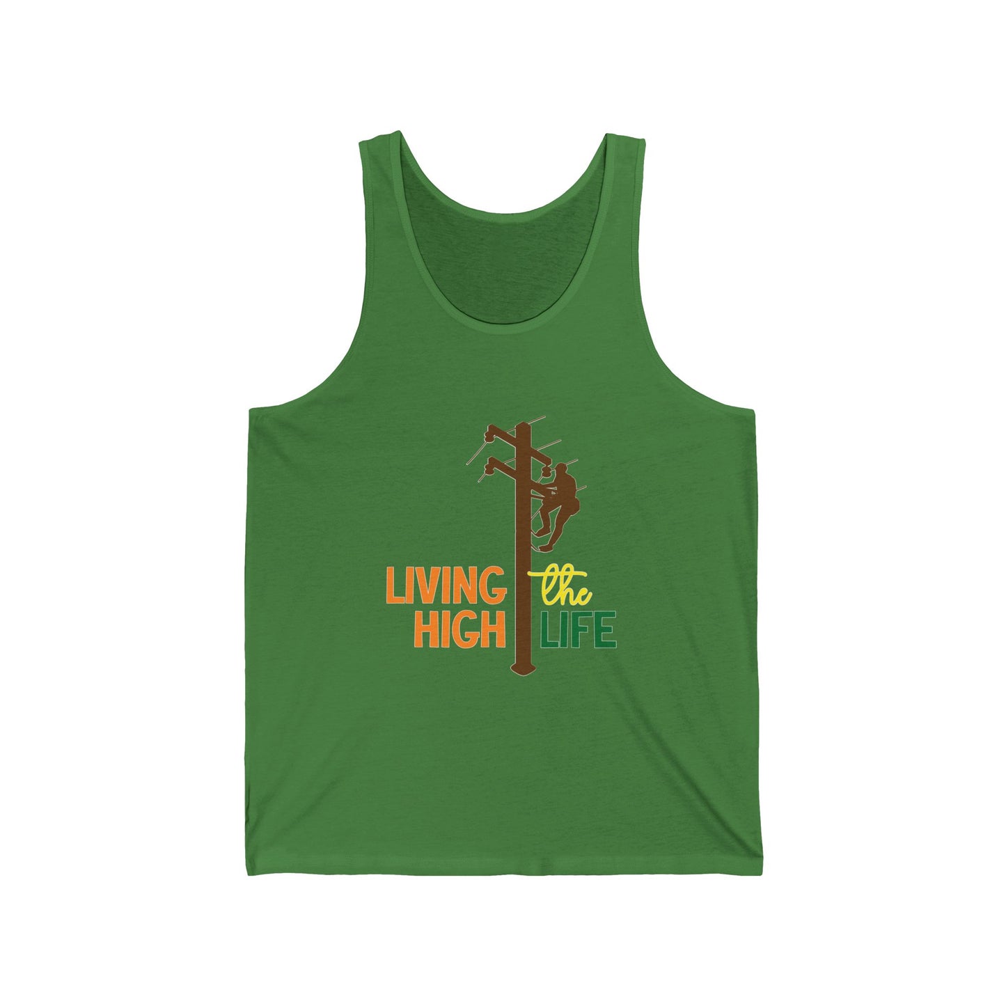 Lineman T-shirt - living the high life - color