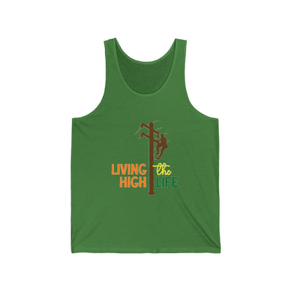 Lineman T-shirt - living the high life - color