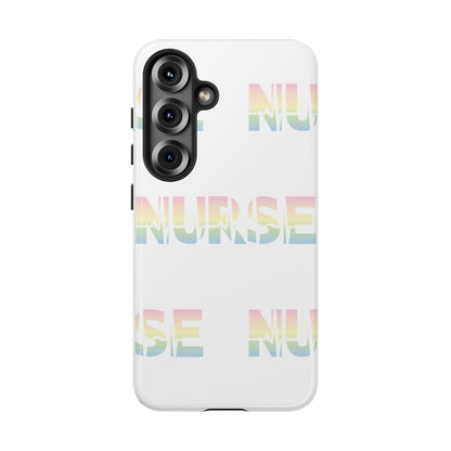 Samsung Tough Case - Nurse Pulse - White