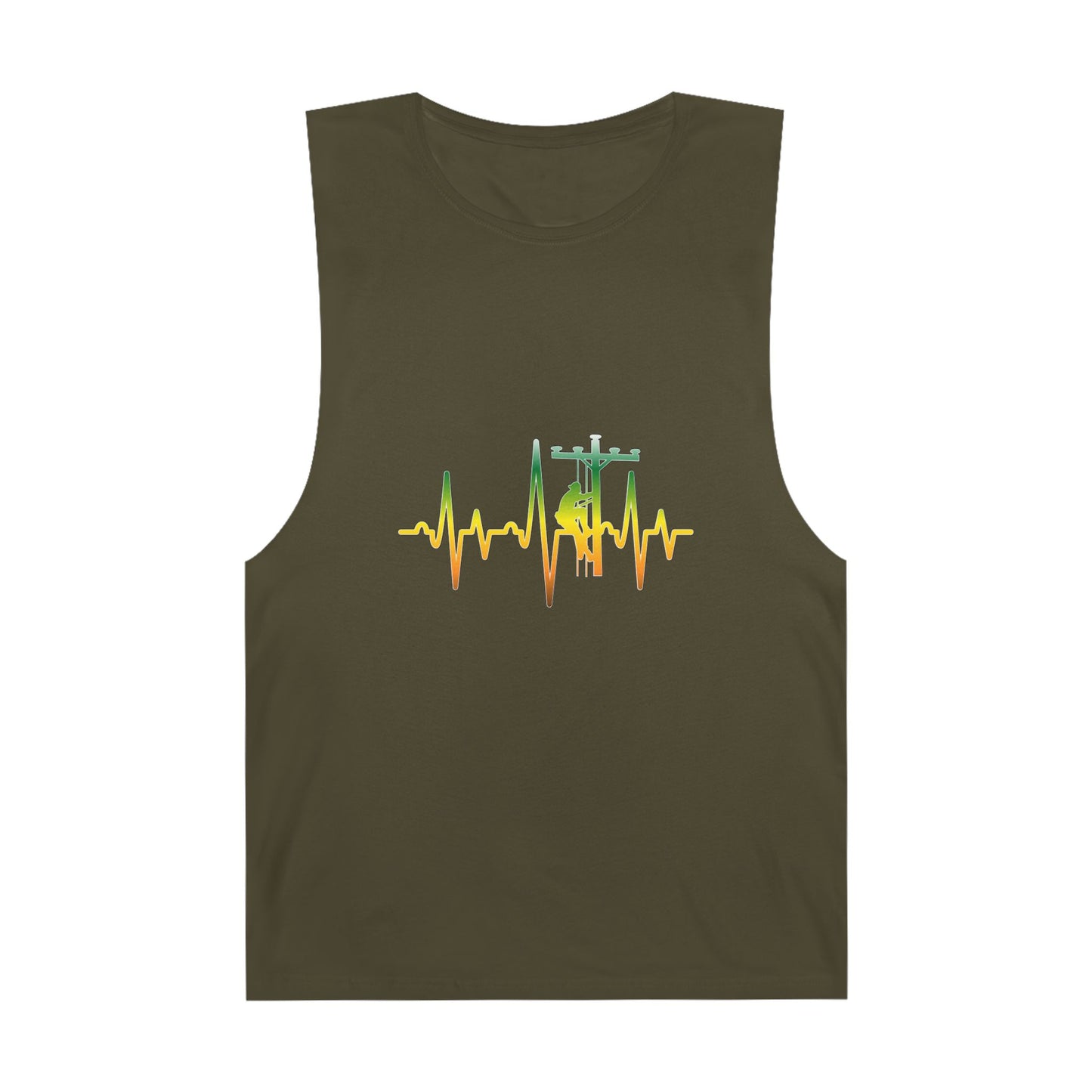 Lineman Tank - Lineman Heartbeat - gradient