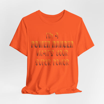 Lineman T-shirt - power ranger super power sky 24