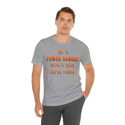 Lineman T-shirt - power ranger super power sky 24