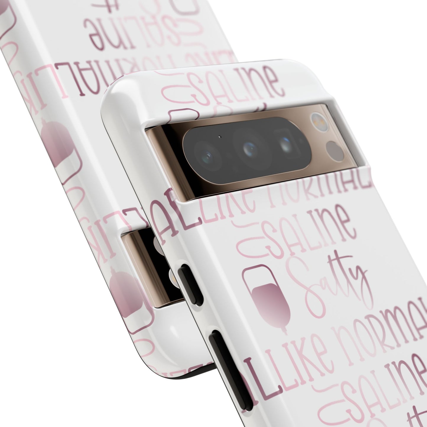 Google Pixel Tough Case - Salty Saline Like Normal Saline - White