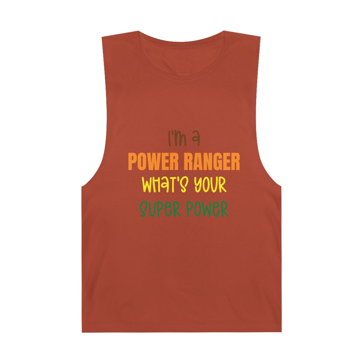 Lineman Tank - power ranger super power color