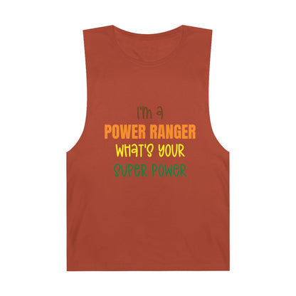 Lineman Tank - power ranger super power color