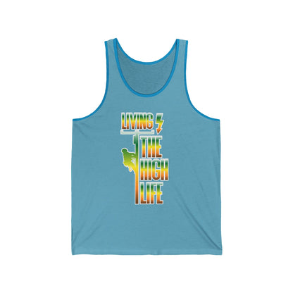 Lineman T-shirt - Living The High Life-gradient