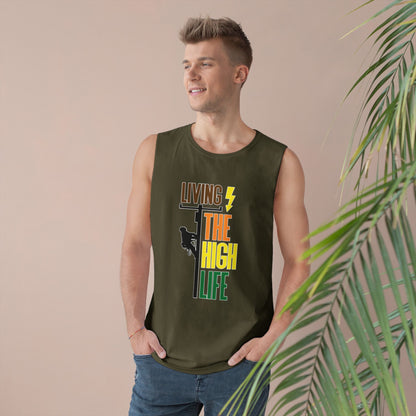 Lineman Tank - Living The High Life-color