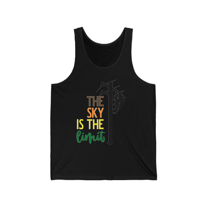 Lineman T-shirt - the-sky-is-the-limit-lineman color