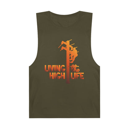 Lineman Tank - living the high life - sky 24