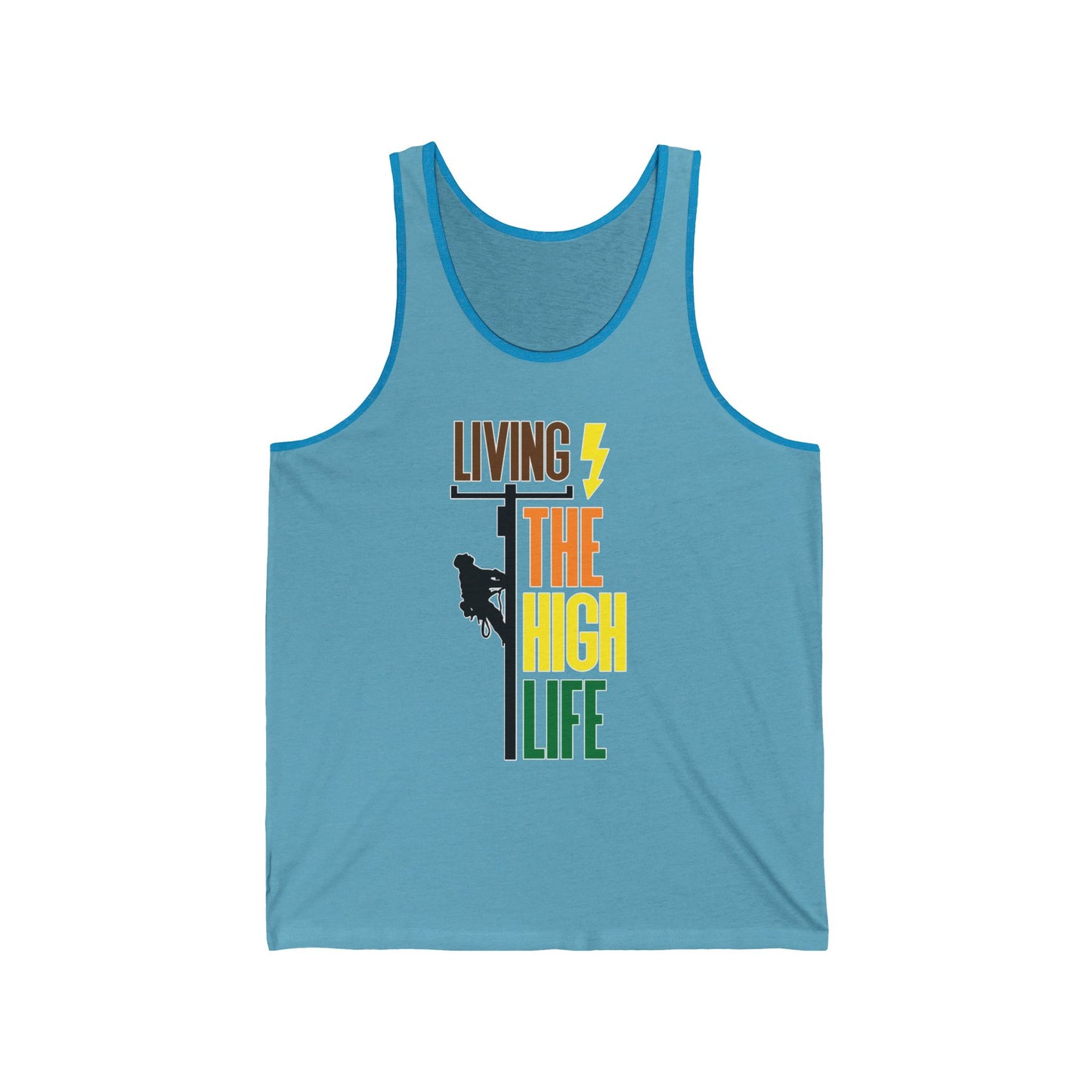 Lineman T-shirt - Living The High Life-color