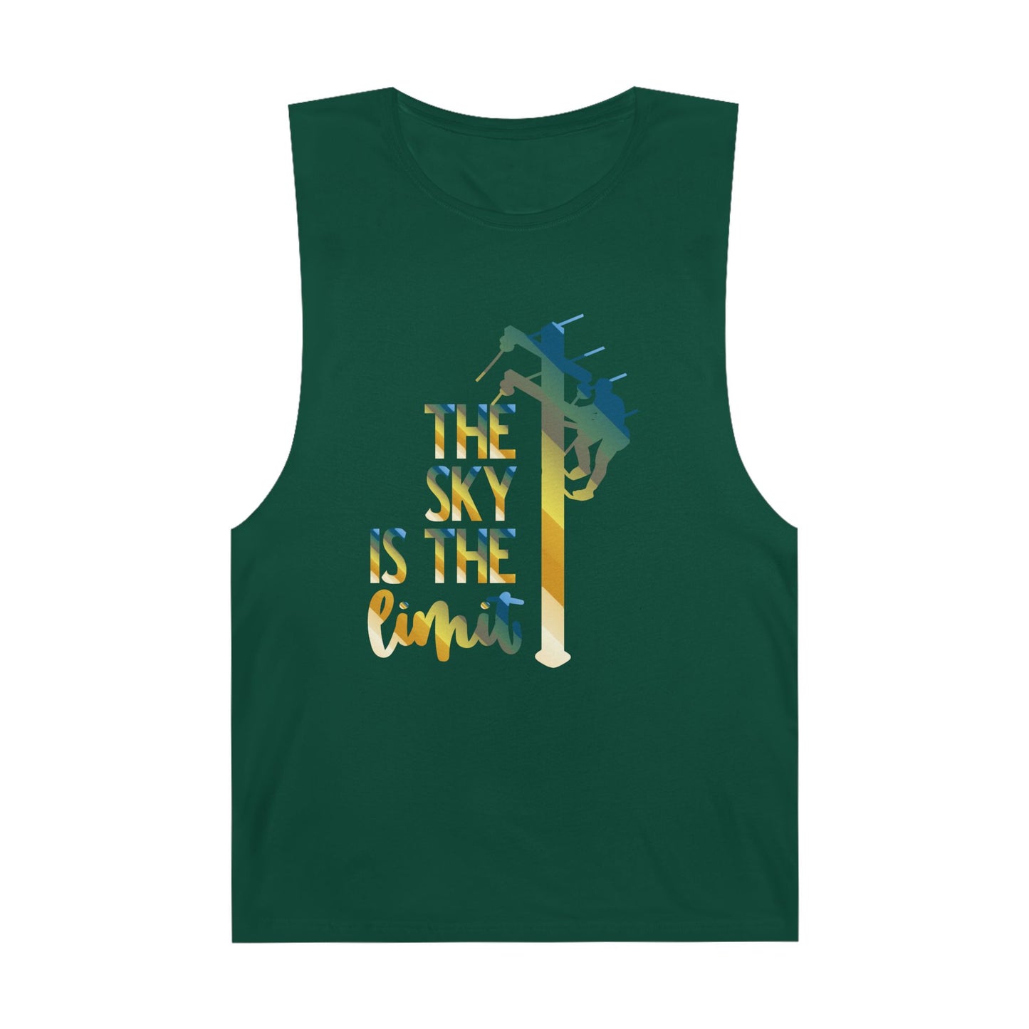 Lineman Tank - the-sky-is-the-limit-lineman colored chrome
