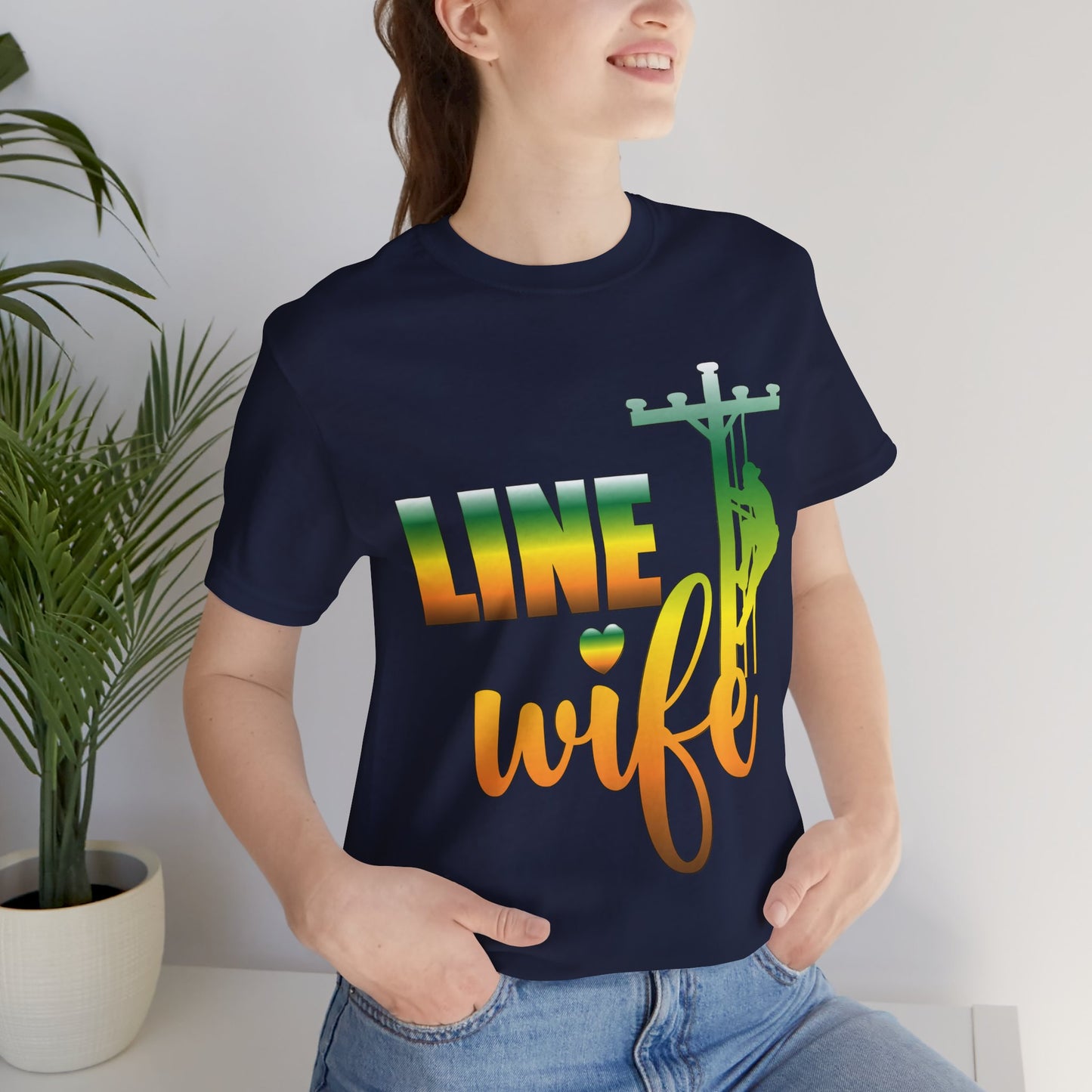 Lineman T-shirt - Line Wife gradient