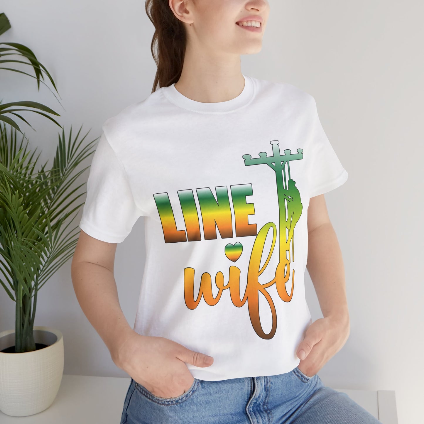 Lineman T-shirt - Line Wife gradient