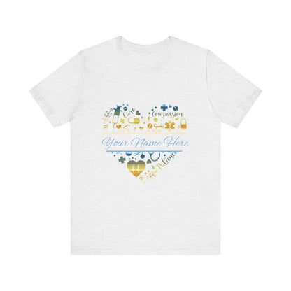 Monogram Heart colored chrome