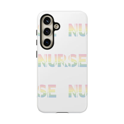 Samsung Tough Case - Nurse Pulse - White
