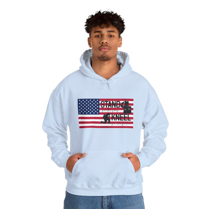 Gildan Stand for the Flag, Kneel for the Fallen Hoodie - fire fighter