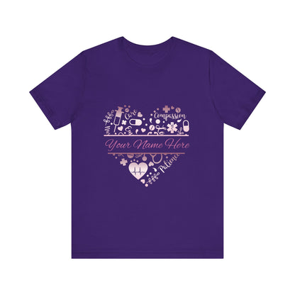 Monogram Heart rose gold