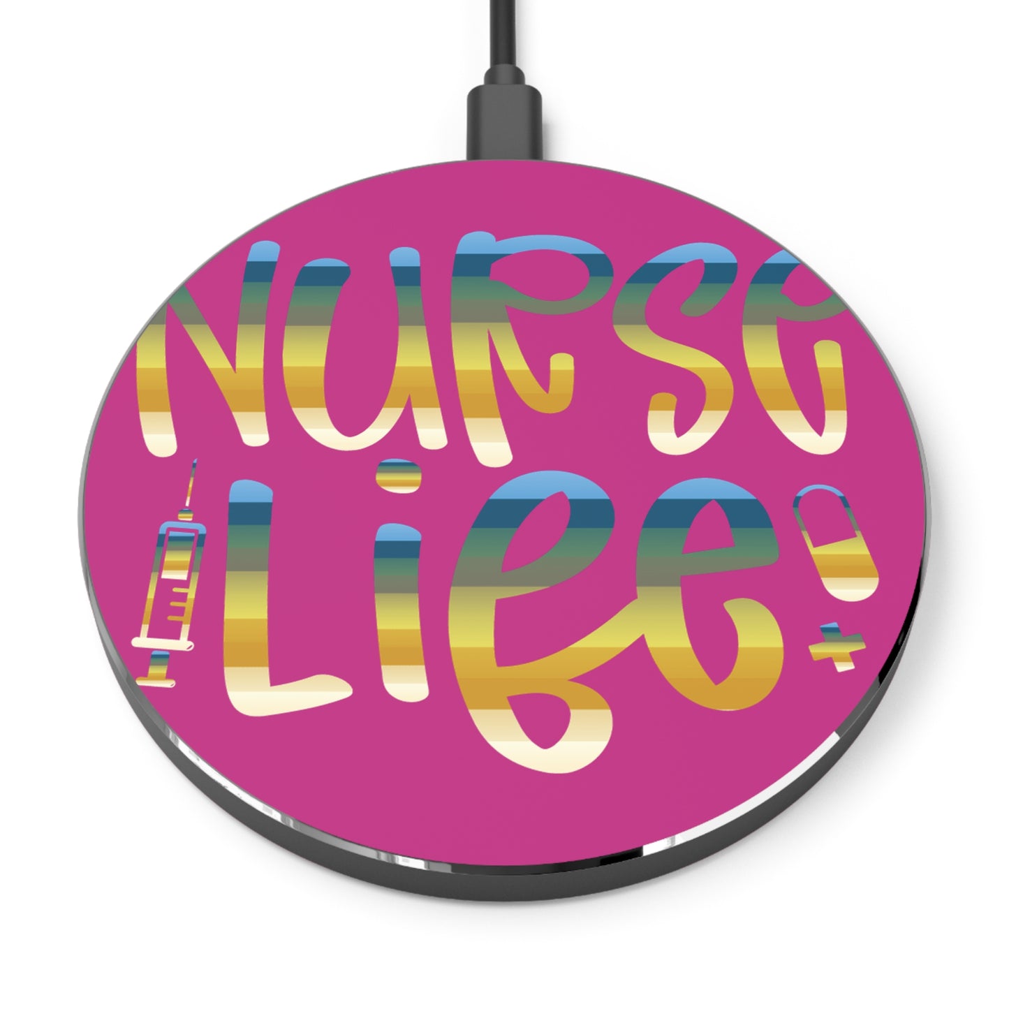 Nurse Life Wireless Charger | Fast Charging Pad for Healthcare Professionals