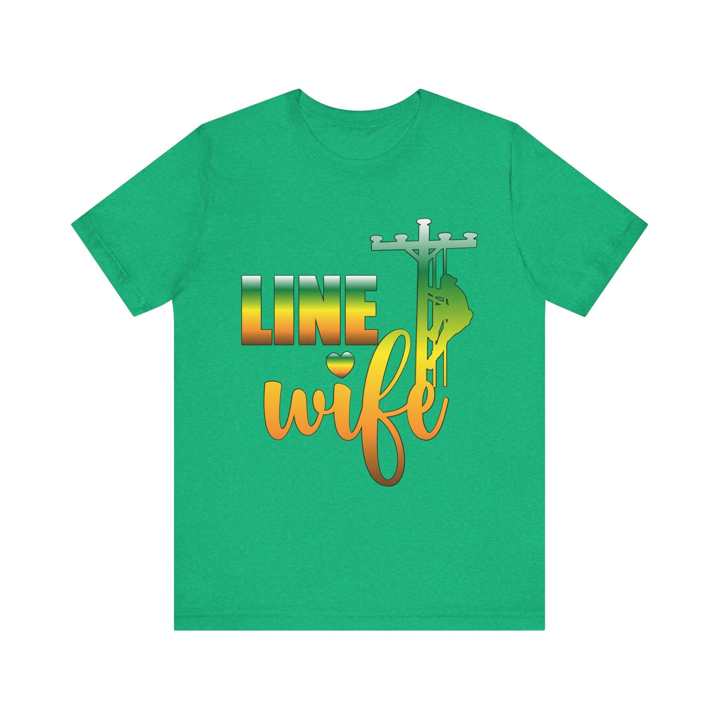 Lineman T-shirt - Line Wife gradient
