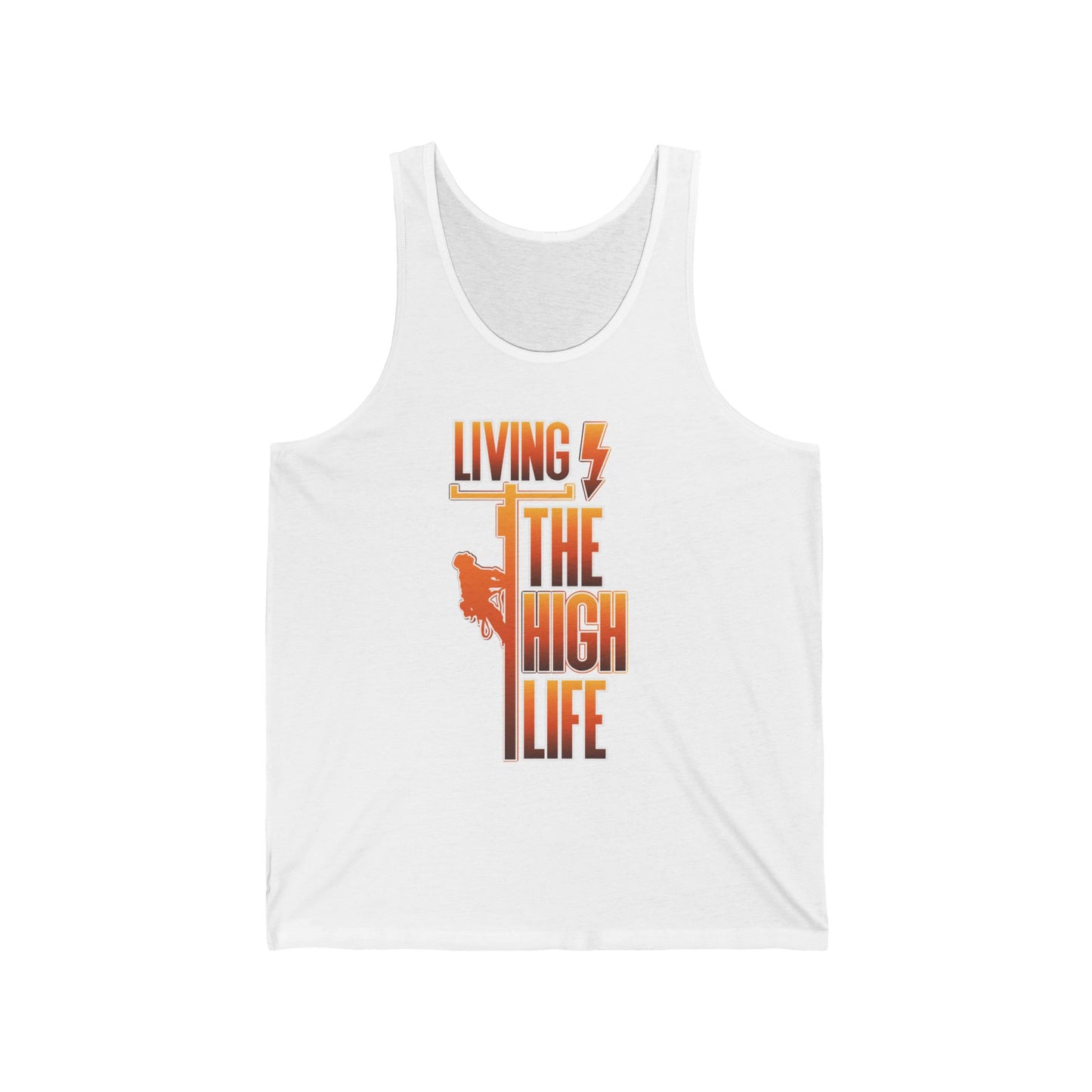 Lineman T-shirt - Living The High Life-sky 24