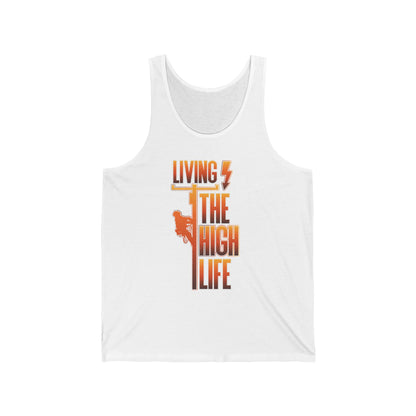 Lineman T-shirt - Living The High Life-sky 24
