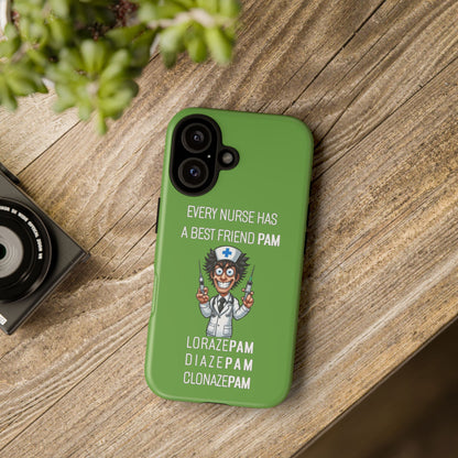 Nurse iPhone Tough Case - Every Nurse Has a Friend Named PAM Design (5) - Green