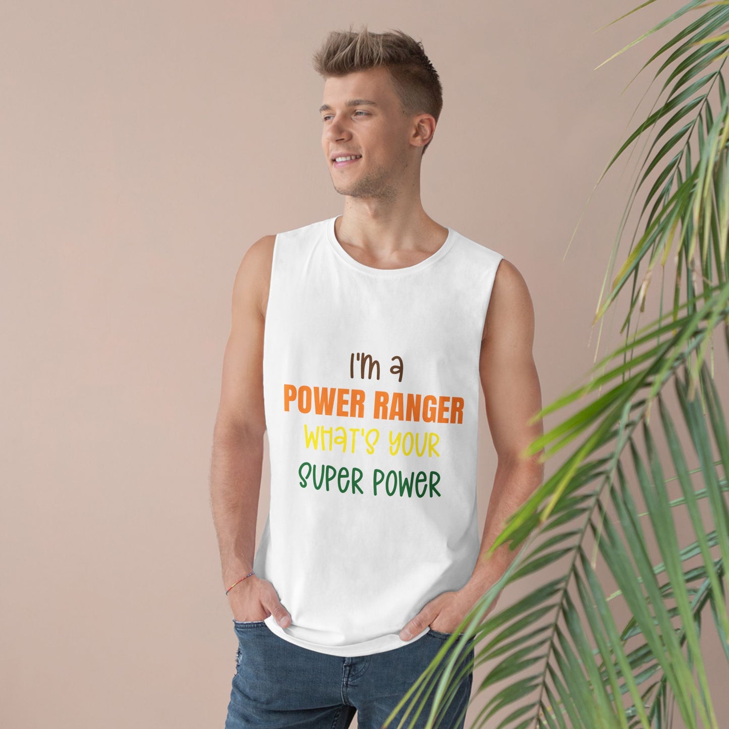 Lineman Tank - power ranger super power color
