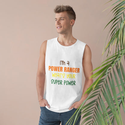 Lineman Tank - power ranger super power color