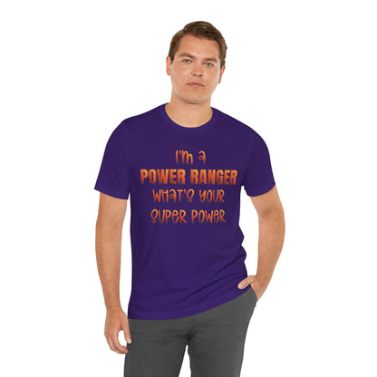Lineman T-shirt - power ranger super power sky 24