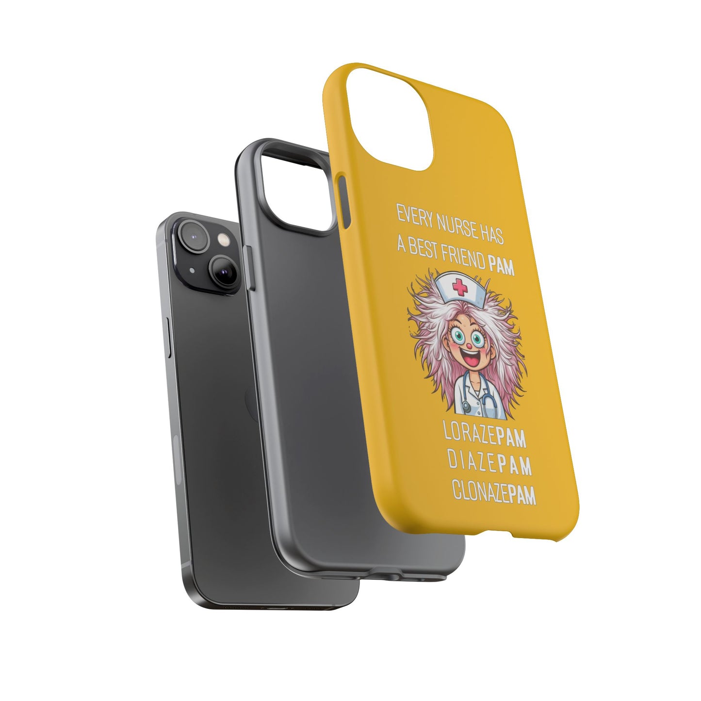 Nurse iPhone Tough Case - Every Nurse Has a Friend Named PAM Design (1) - Yellow