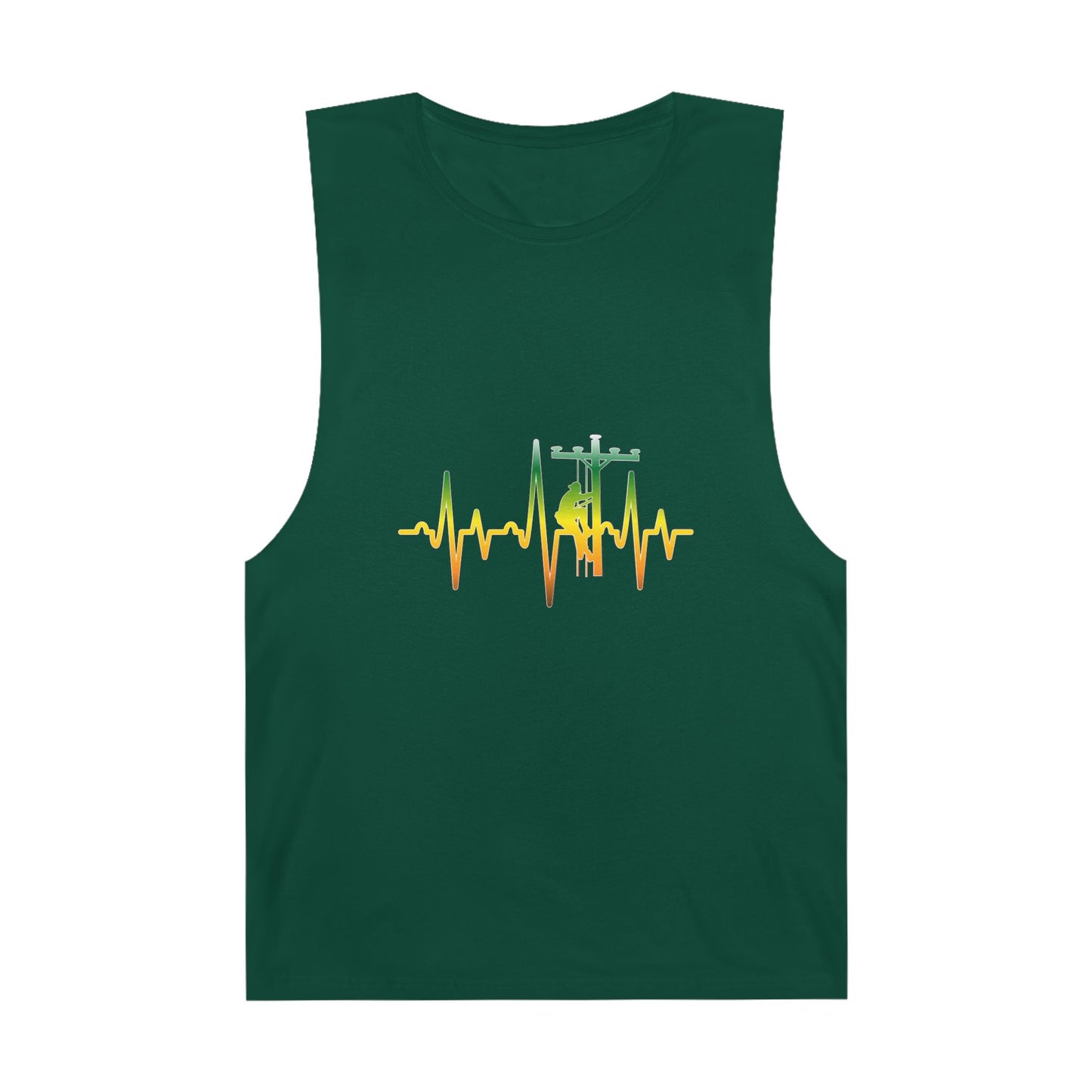 Lineman Tank - Lineman Heartbeat - gradient