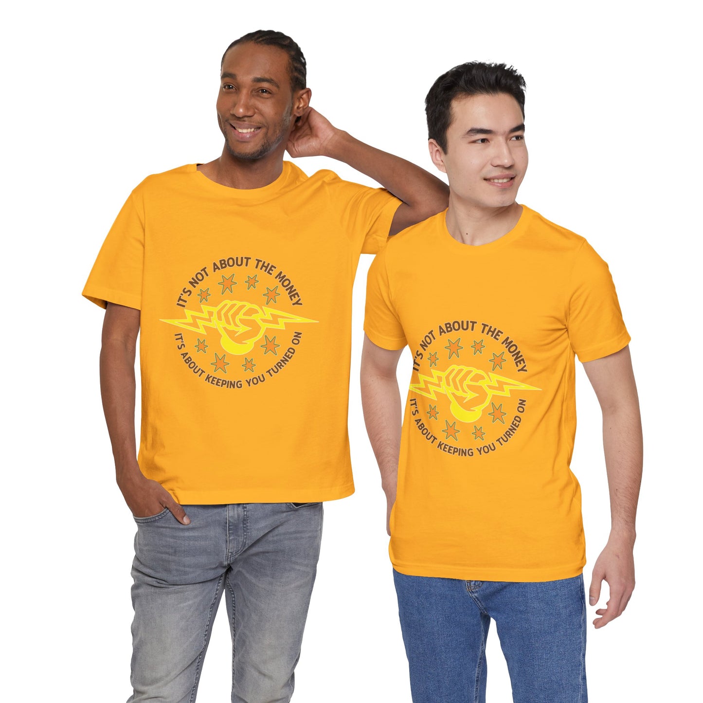 Lineman T-shirt - Its Not About The Money-color