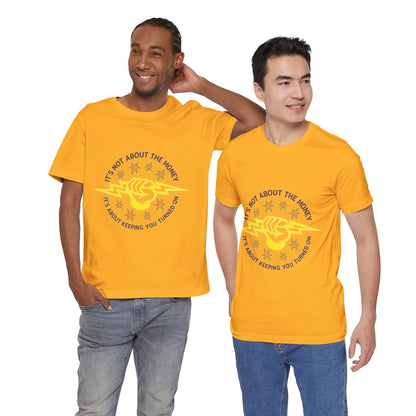 Lineman T-shirt - Its Not About The Money-color