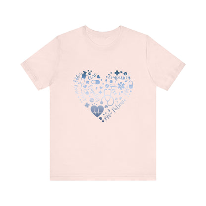Monogram Heart 1 blue steel