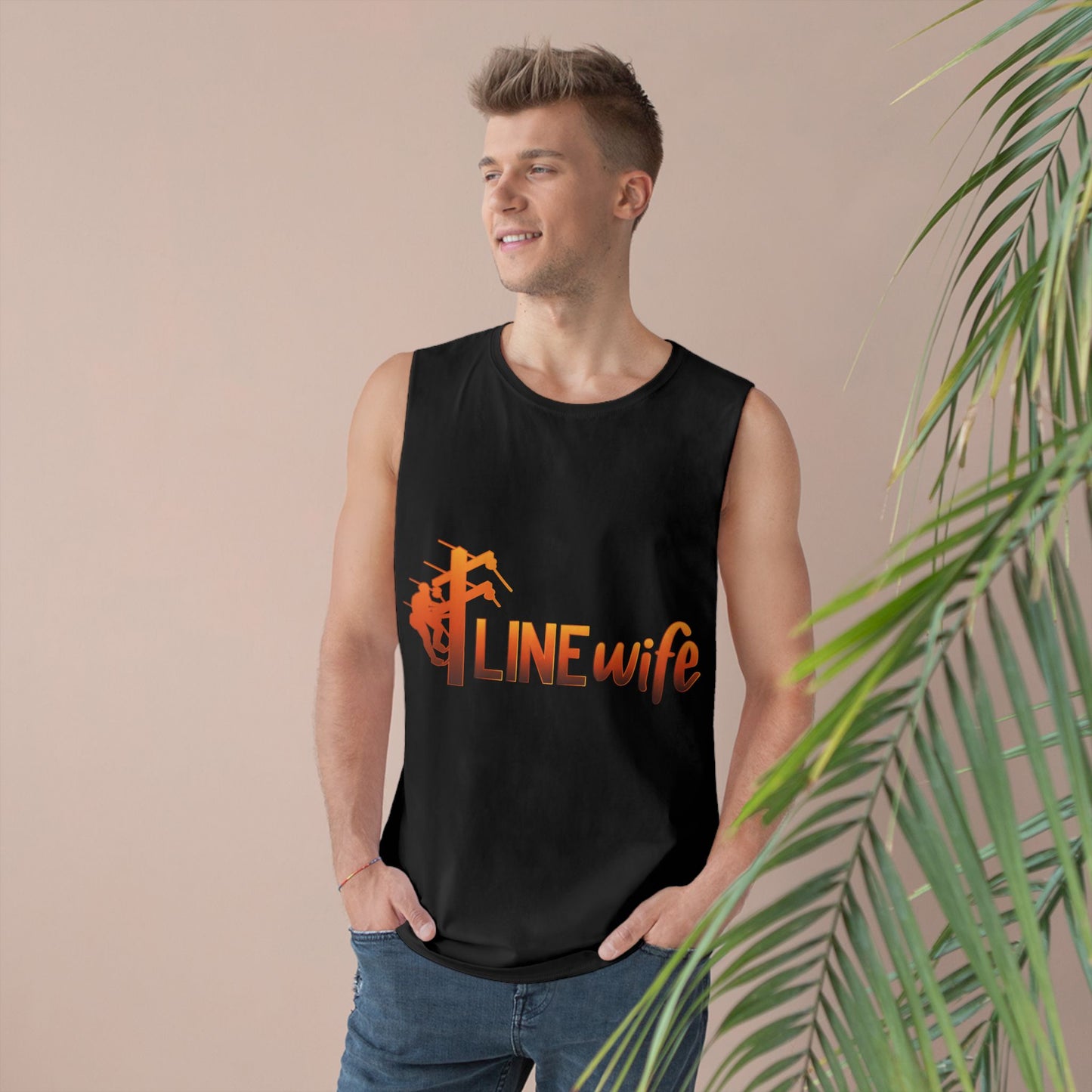 Lineman Tank - lineman-wife sky 24
