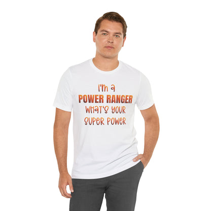 Lineman T-shirt - power ranger super power sky 24