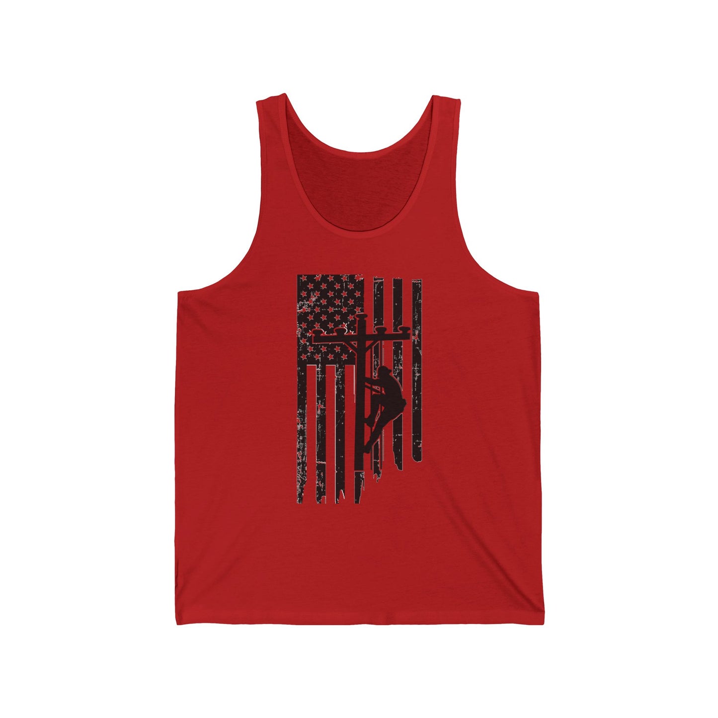 Lineman Tank - Lineman Flag