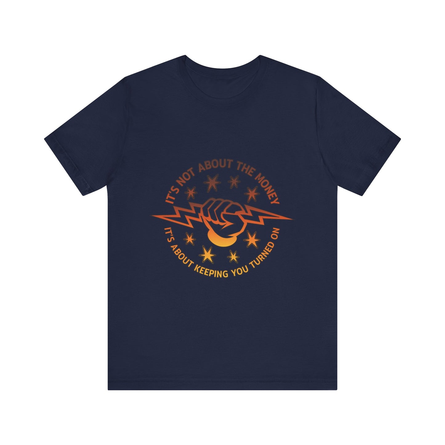 Lineman T-shirt - Its Not About The Money-sky 24