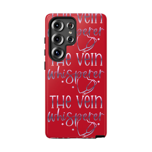 Samsung Galaxy Tough Case - The Vein Whisperer - Dark Red
