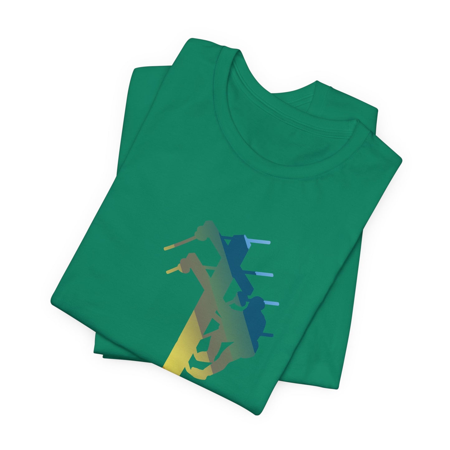 Lineman T-shirt - living the high life - colored chrome