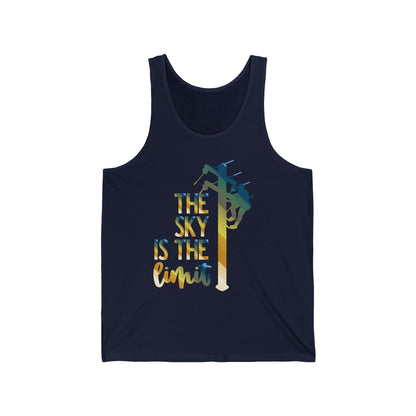 Lineman T-shirt - the-sky-is-the-limit-lineman colored chrome