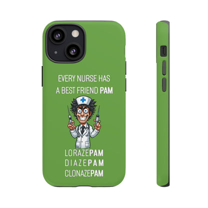 Nurse iPhone Tough Case - Every Nurse Has a Friend Named PAM Design (5) - Green