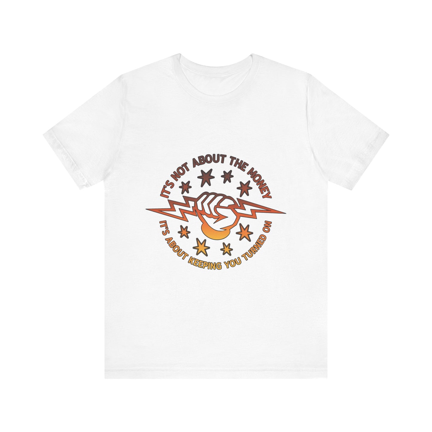 Lineman T-shirt - Its Not About The Money-sky 24